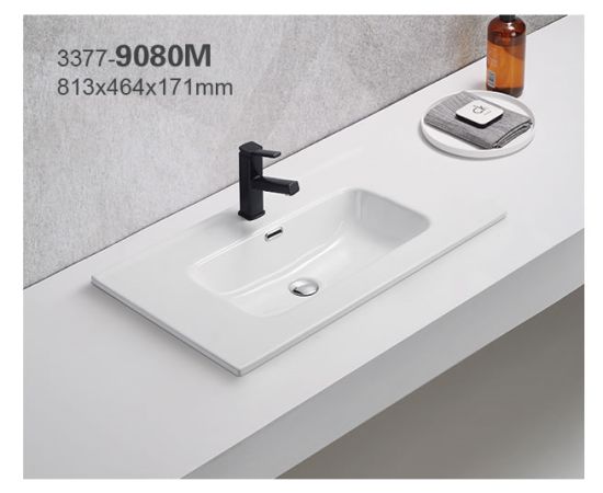 Furniture washbasin Pate 9080M Glossy white