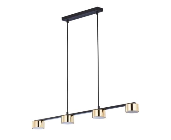 Chandelier TK Lighting GX53 4x MAX 10W DALLAS gold black 6094 TK-L