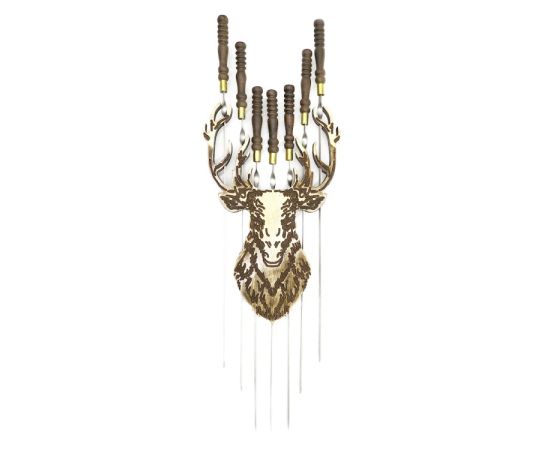 Skewers set A118 deer 7 pcs