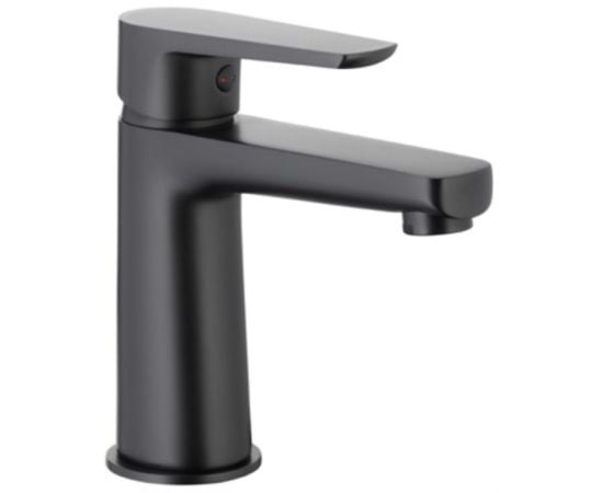 Washbasin faucet KFA Narva black with Click-Clack siphon