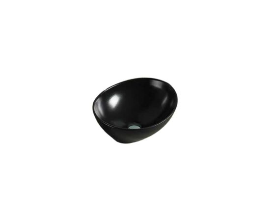 Washbasin Pate Oval 7138MB Matt black