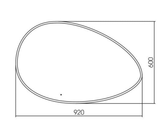 Mirror contactless sensor Silver Mirrors omega 920x600