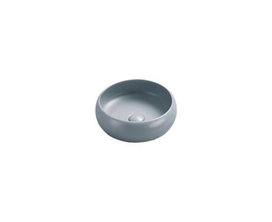 Washbasin Pate Round 113MHL Matt Dusty blue