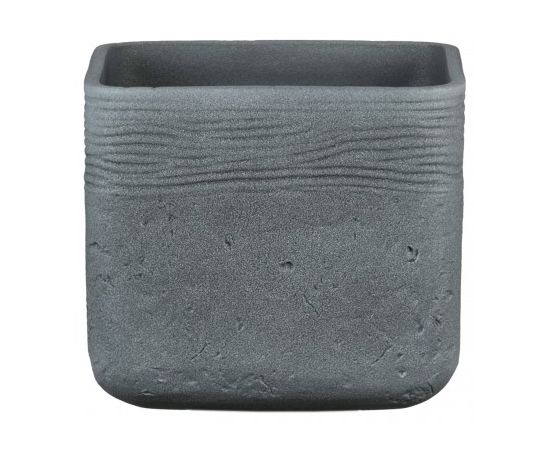 Ceramic pot for flowers Scheurich 989/20 DARK STONE