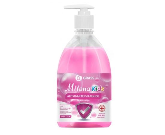 Antibacterial liquid soap Grass "Milana Kids" Fruit bubbles 500 ml