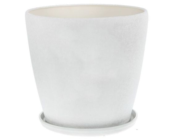 Pot ceramic Oriana Gracia №3 2.5 l white