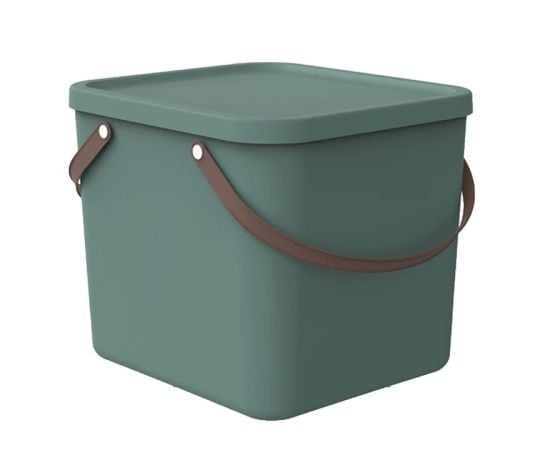 Storage box Rotho 40L ALBULA green