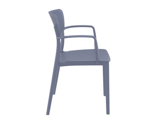 Armchair gray Loft 82x53x54 cm