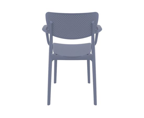 Armchair gray Loft 82x53x54 cm