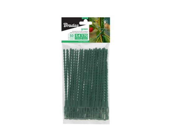 Plant tape green Bradas 170/5.4mm 50 pcs