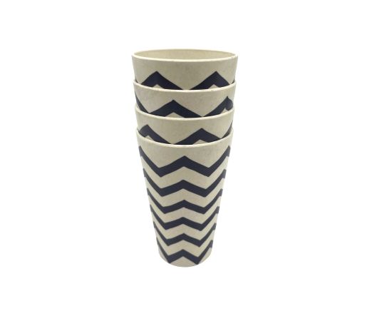 Set of bamboo cups MG-1947 4pcs