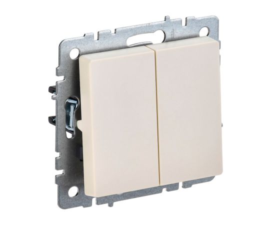 Switch without frame IEK BRITE 2 10A VS10-2-0-BrB