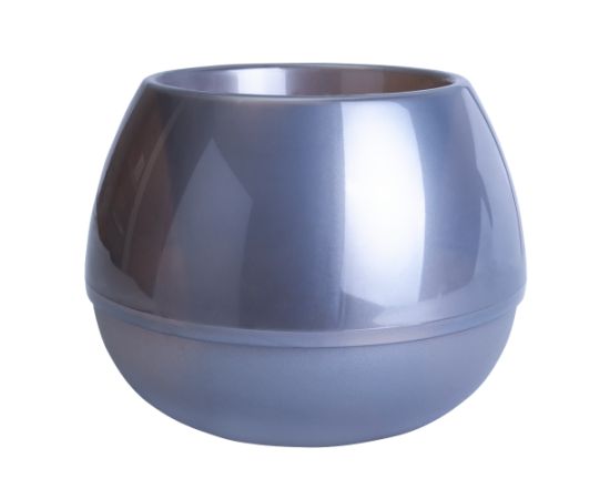 Pot plastic Aleana Sfera d10 gray pearl