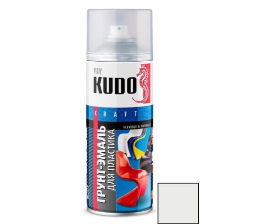 Primer-enamel for plastic Kudo KU-6003 520 ml white