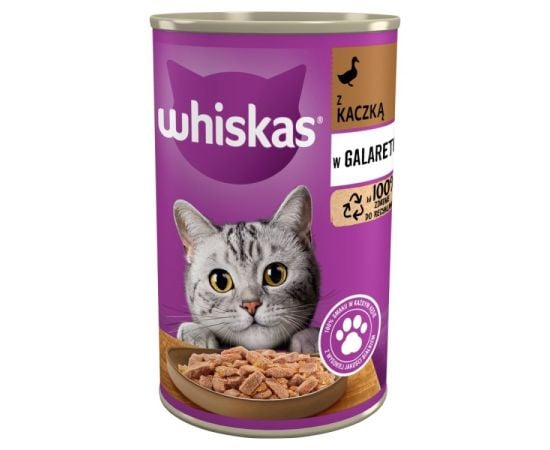 Cat food Whiskas in duck sauce 400g