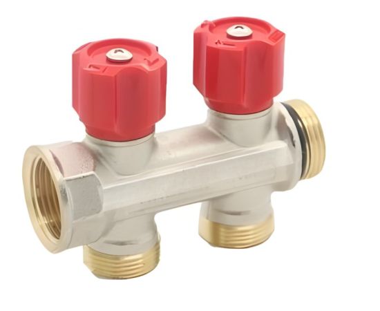 Manifold IVAR 1"X16X2 ways red (507320NR)