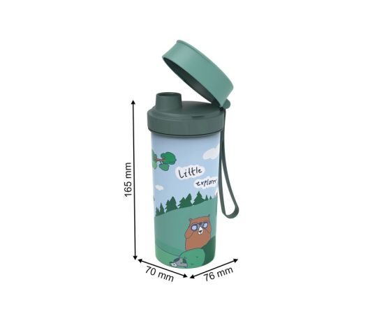 Bottle of water Rotho 0,4l MEMORY KIDS green