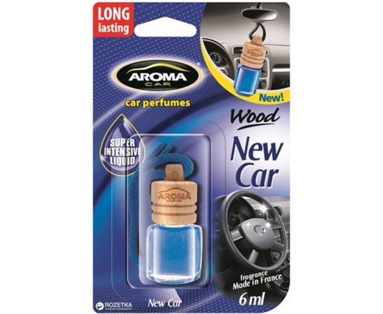 Ароматизатор Aroma Car WOOD New Car 6ml