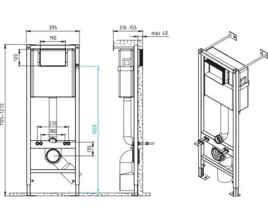 Set Cersanit Delfi TPL Vector