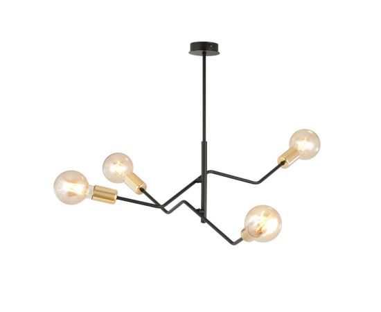 Chandelier EMIBIG BOLT black gold