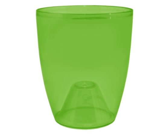 Transparent plastic pot Aleana Orqidea 12x14 green