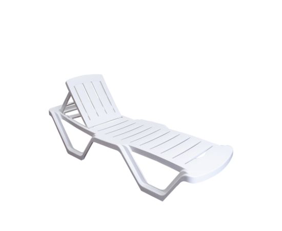 Chaise lounge white Aleana Comfort