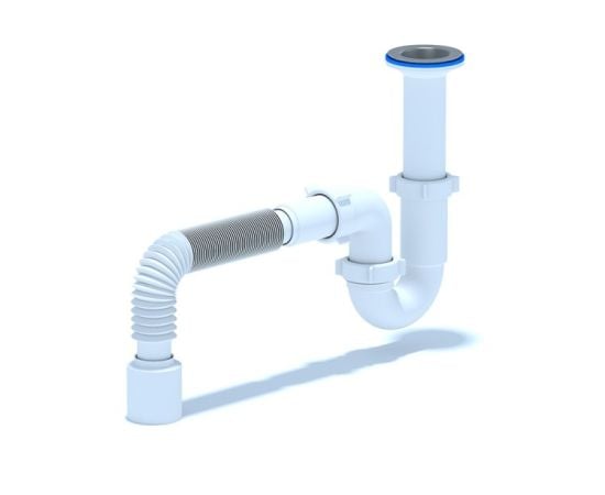 Direct flow siphon ANI PLAST 1/2" 40х40/50 D0115EU