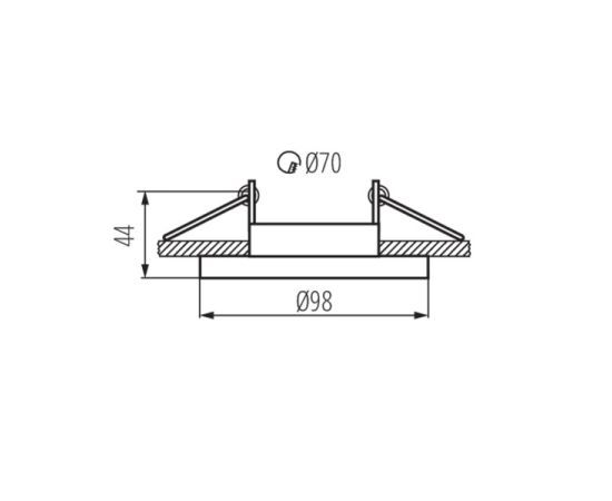 Point light Kanlux ELNIS S W 27800 Gx5.3/GU10 1x MAX 35W