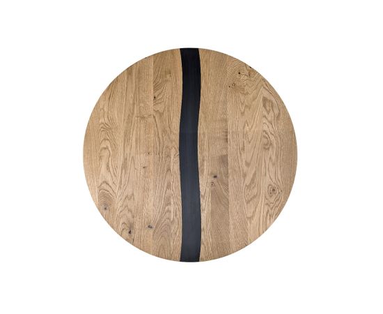 Tabletop Inter-lis round oak Rustic DIY 20x800x800 mm