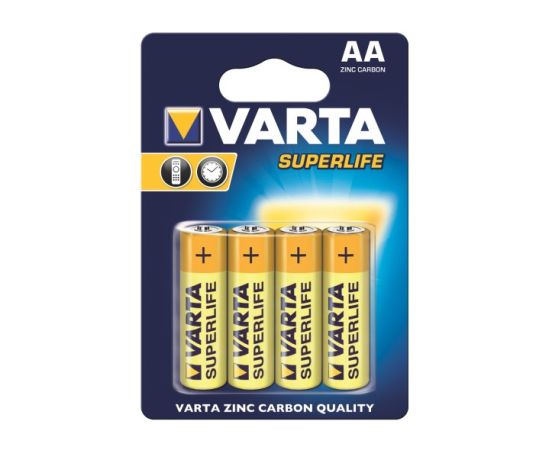 ელემენტი მარილოვანი VARTA Superlife AA 1.5 V 4 ც