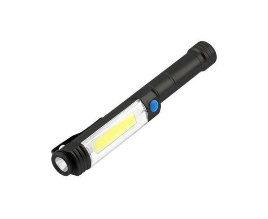 Flashlight GTV LED 6W 6400K 400Lm 3 AA IP44 black