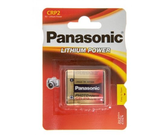 ლითიუმის ელემენტი Panasonic CR-P2L 6V