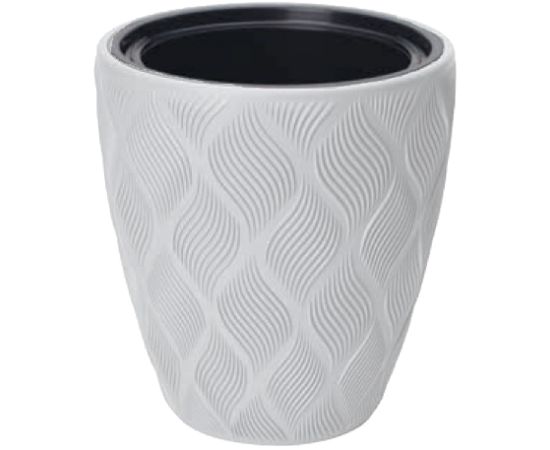 Flowerpot FORM-PLASTIC Flow 40 white 4710-011