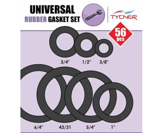 Set of rubber gaskets Tycner 1957/K (56 El.)