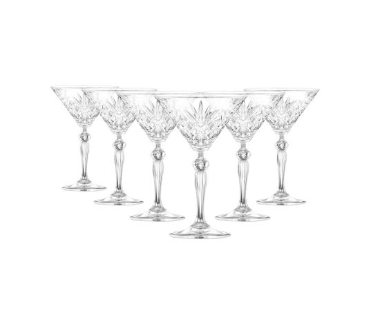 Martini glass RCR MELODIA 212463 6pcs 210ml