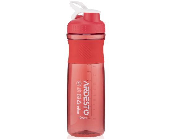 Water bottle Ardesto AR2204TR tritan red 1000ml