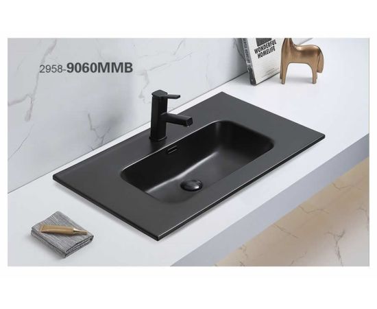 Furniture washbasin Pate 9060MMB Matt black