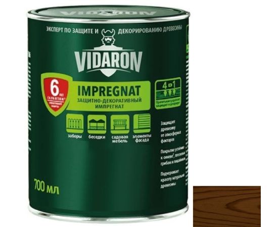 Wood impregnation Vidaron Impregnat 700 ml V09 indian rosewood