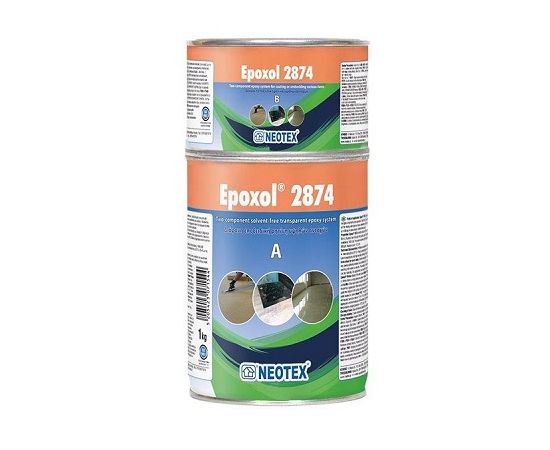 ფისი ეპოქსიდის Neotex Epoxol 2874 კომპონენტი A+B 1 კგ