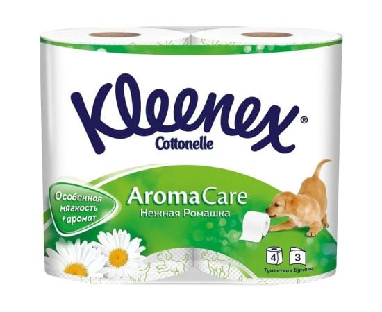 Toilet paper Kleenex Cottonelle Aroma Care chamomile 4 pcs