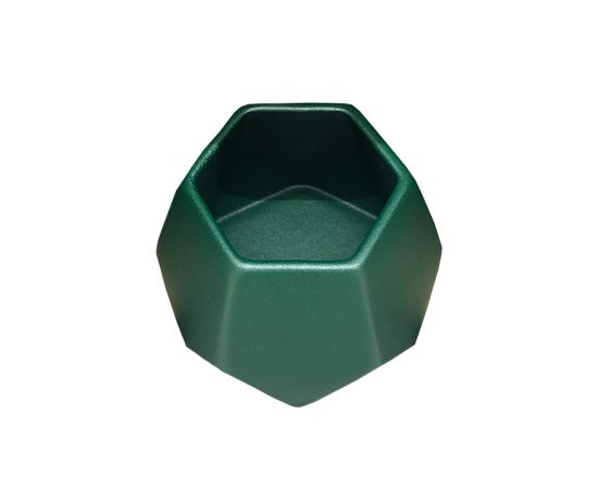 Pot ceramic emerald Oriana №2 0,35l