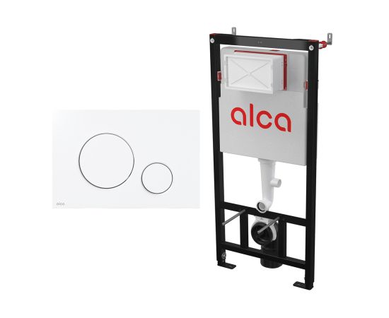 Installation system for suspended toilet Alcadrain AM101/1120 + button M670