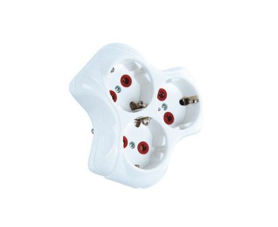 Triple socket Almera Ceramica s/c 16А 250V