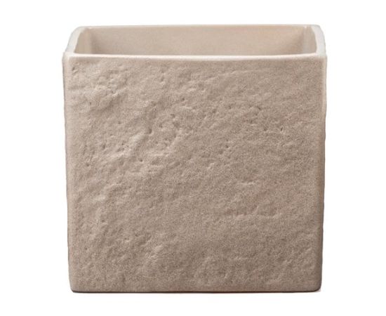 Ceramic flower pot Scheurich 970/18 COVER-POT TAUPE STONE