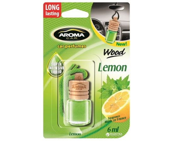 Ароматизатор Aroma Car WOOD  Lemon 6ml