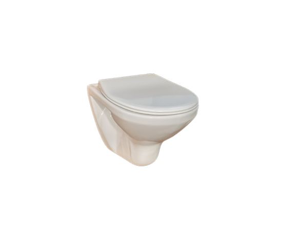 Wall-hung toilet with lid Valadares Oceanus white