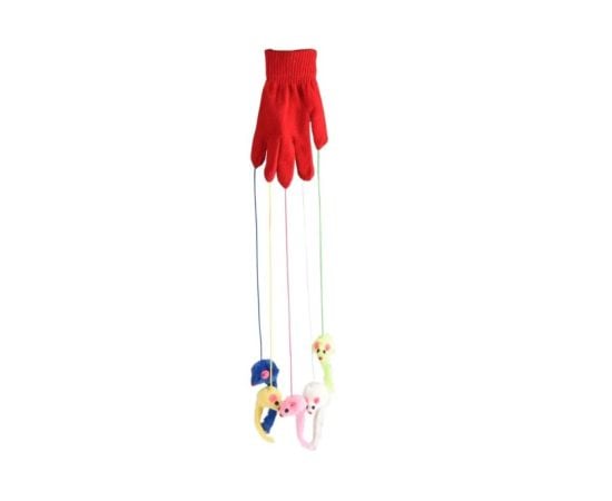 Игрушка для кошек Flamingo GLOVE WITH MICE EDWARD