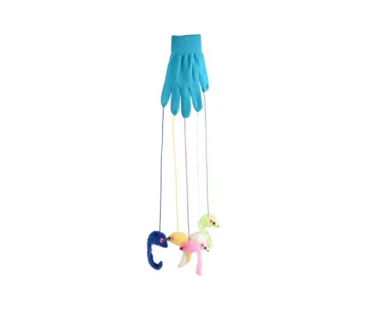 Игрушка для кошек Flamingo GLOVE WITH MICE EDWARD