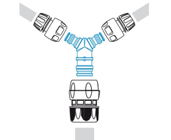 Hose connector Y-shaped GF GF80043455