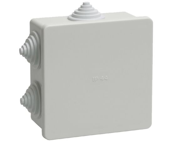 Junction box IEK КМ41235 RAL7035 (UKO11-085-085-040-K41-44)